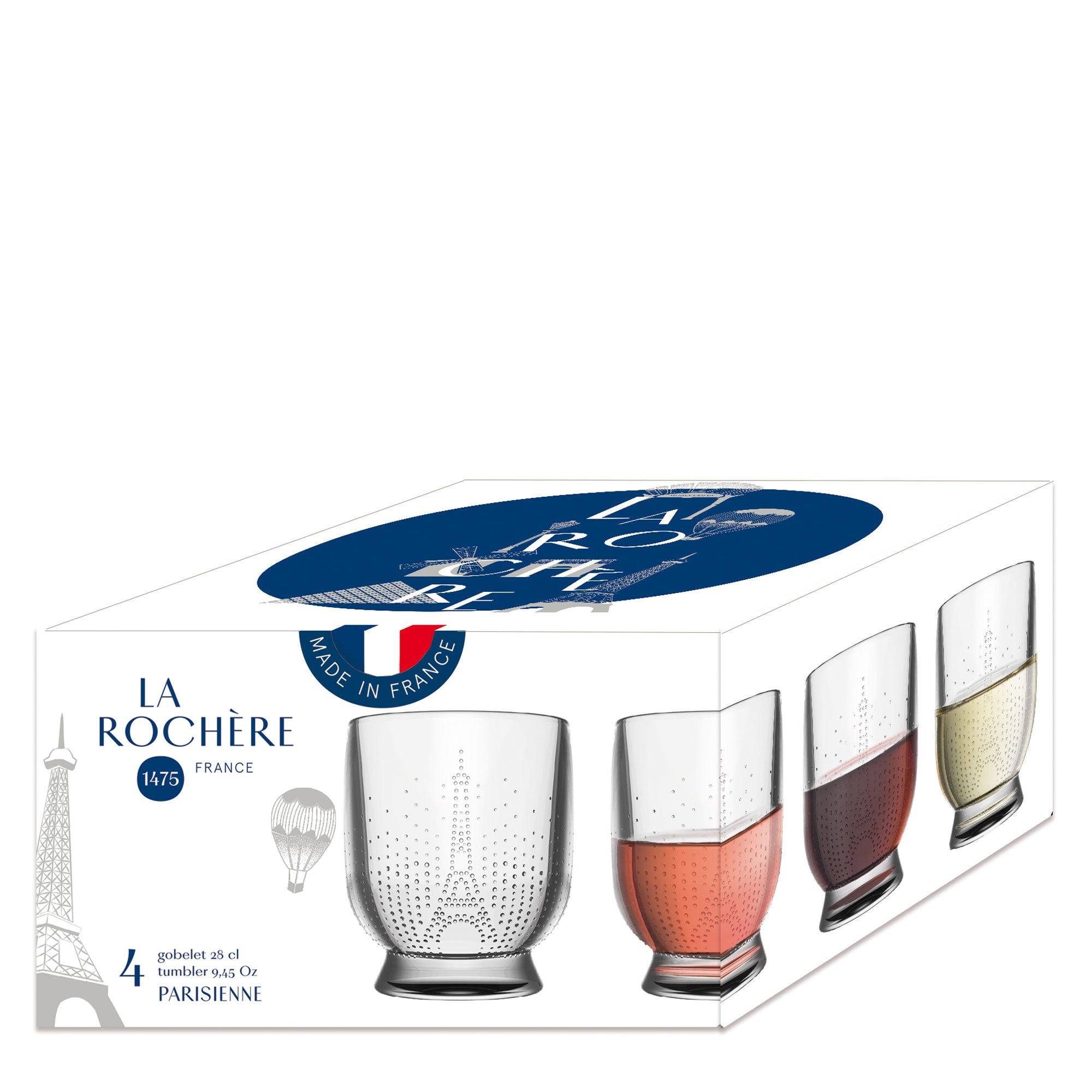 Parisienne Tumbler Set-4