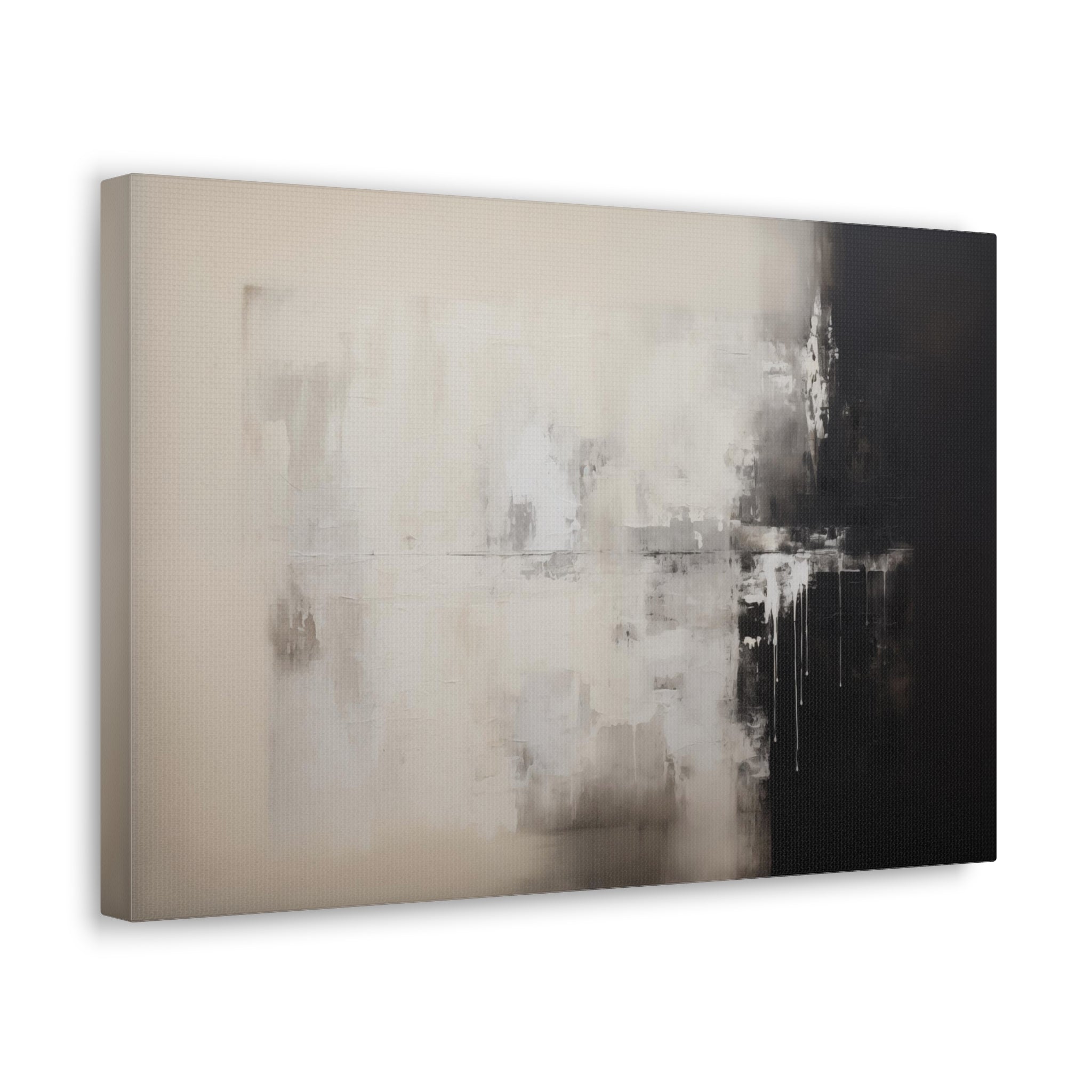 Abstract Neutral Wall Art - Canvas Print Gallery Wrap