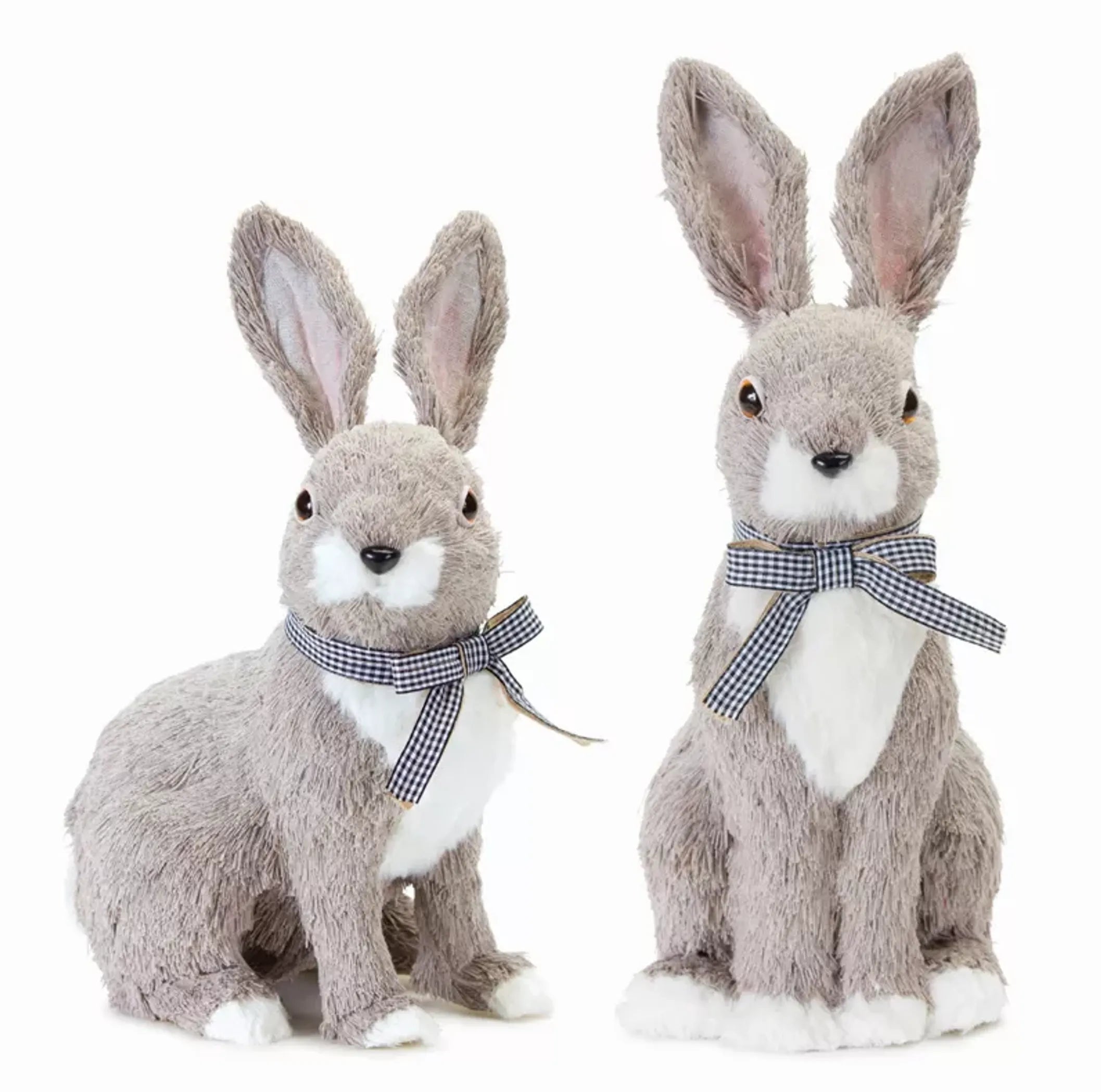 Rabbit (Set of 2) 14"H, 16"H Polyester/Foam