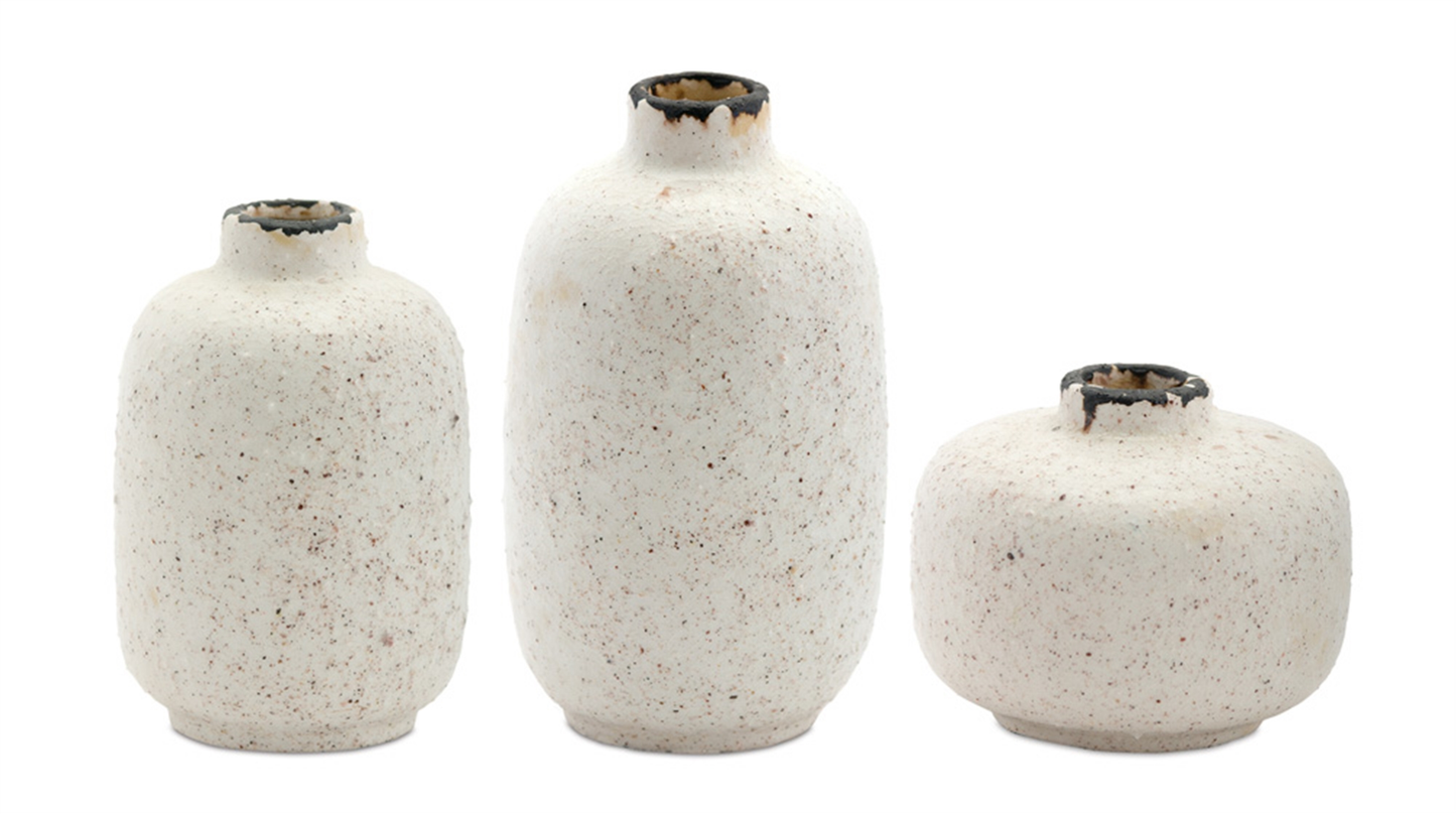 Terra Cotta Mini Vase (Set of 6) 3.5"H, 5.25"H, 6.25"H