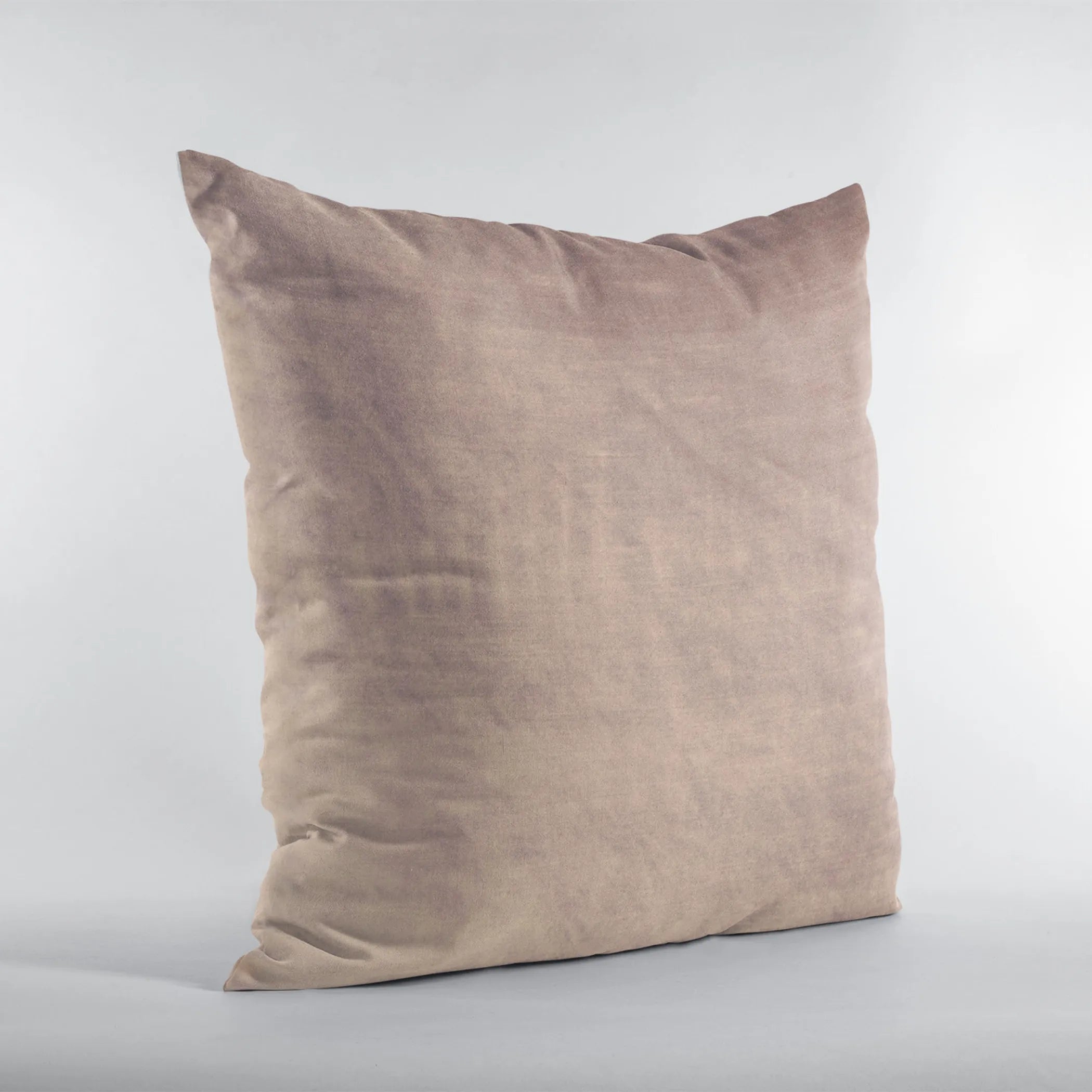 Luxury Shiny Velvet Luxury Throw Pillow, Blush Lux