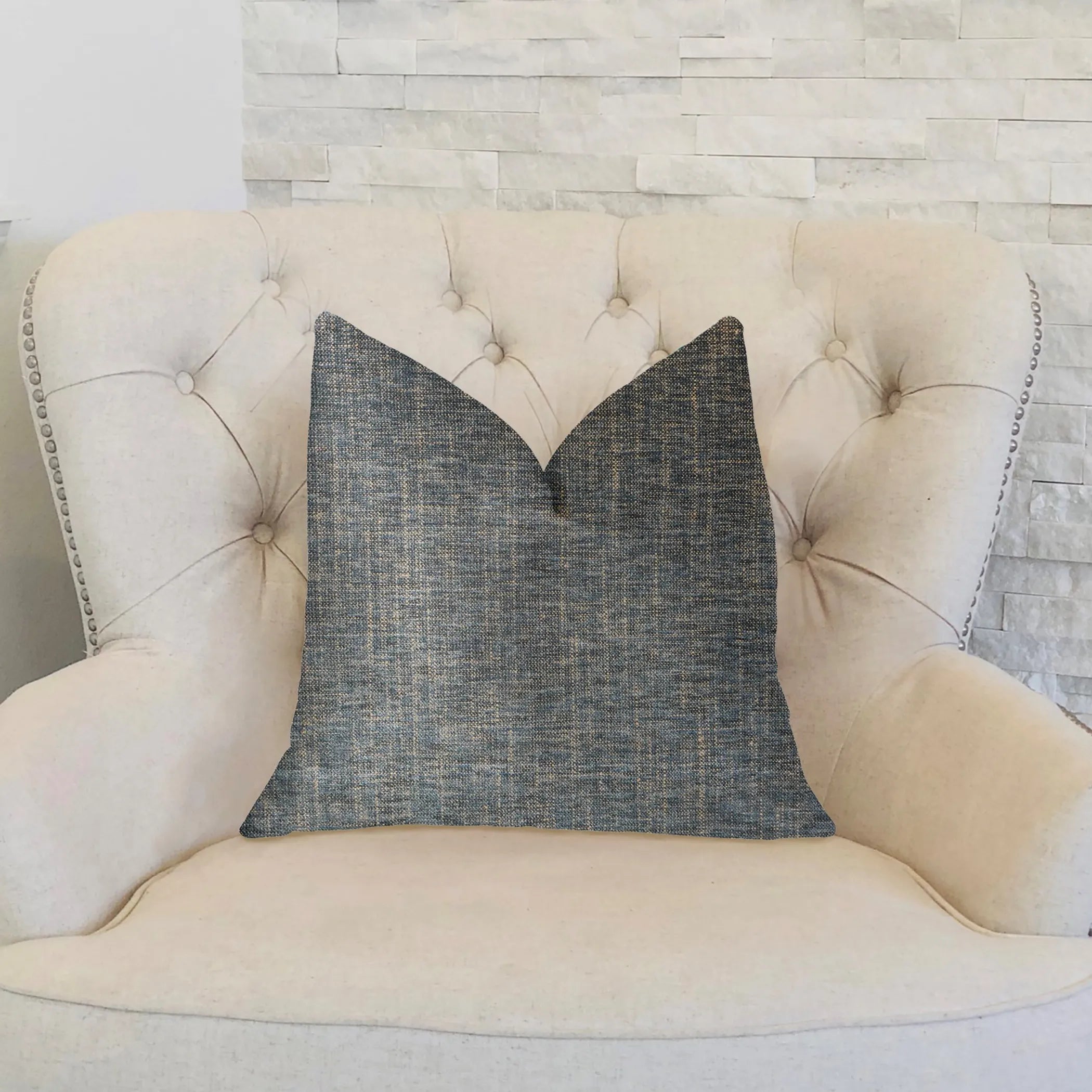 Plutus Pistachio Emerald Green Luxury Throw Pillow