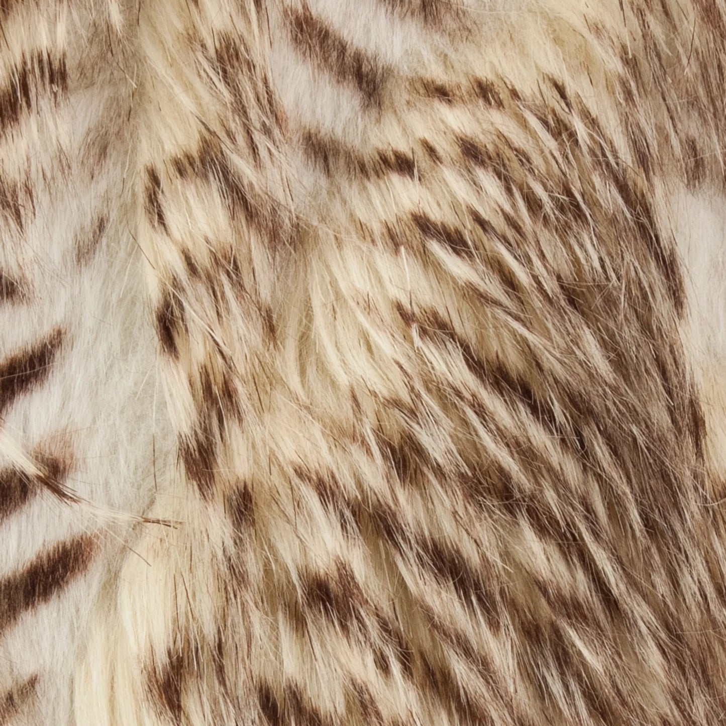 Plutus Porcupine Beige Faux Fur Luxury Throw