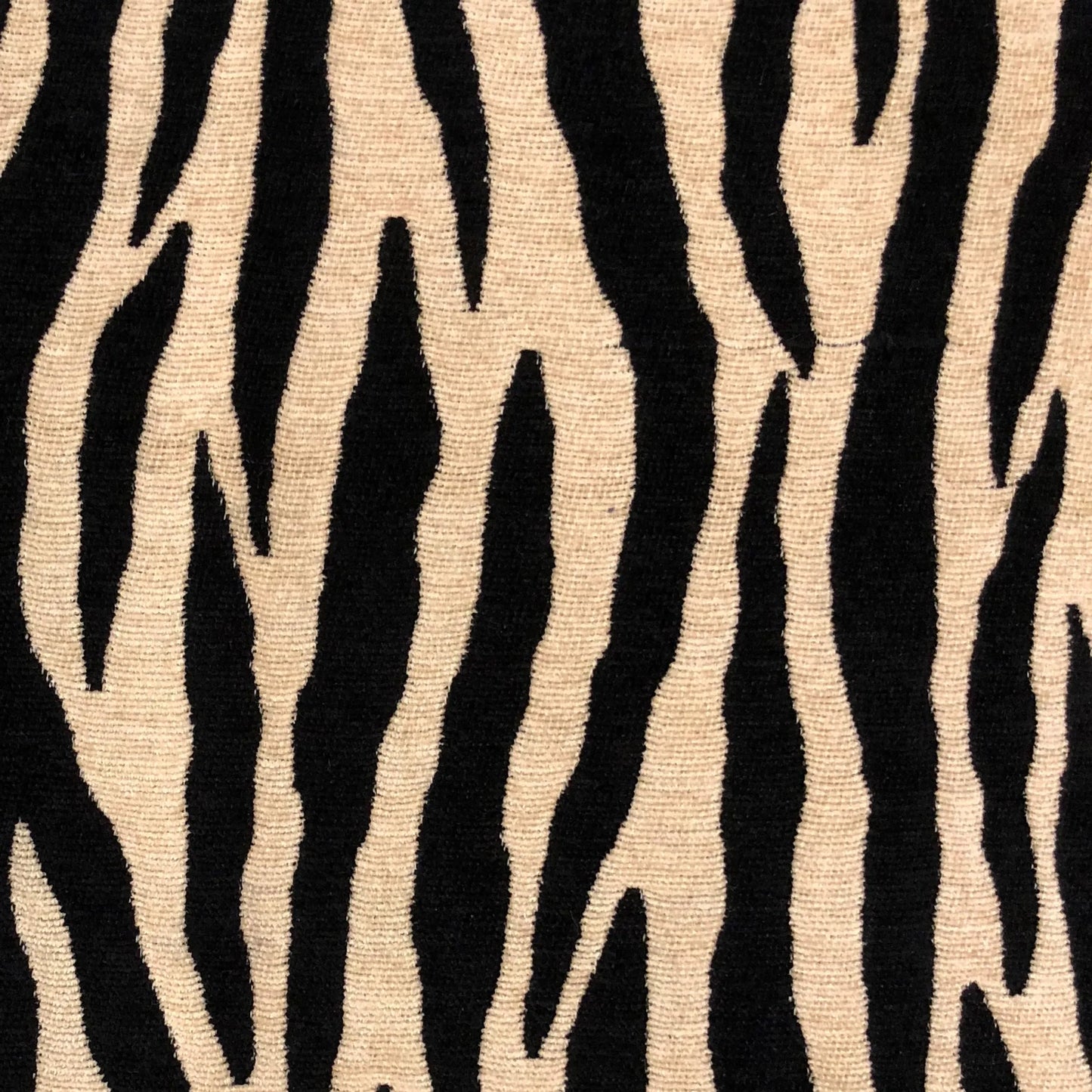 Luxury Throw Pillow, Zebra Black and Beige