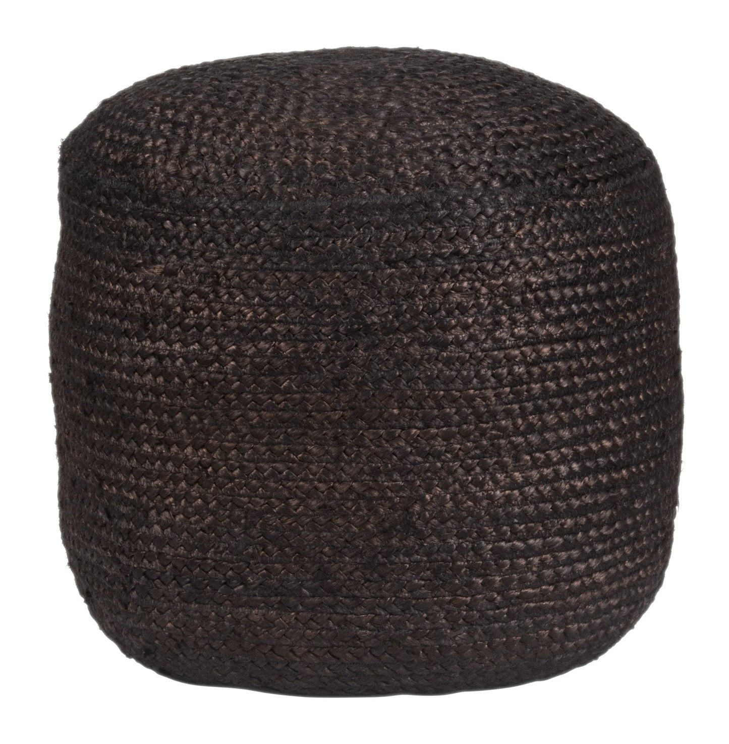 Lillian Ottoman Black 18"