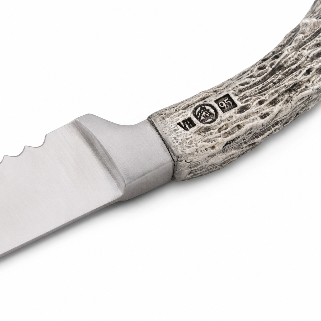 Baguette Board with Antler Bread Knife