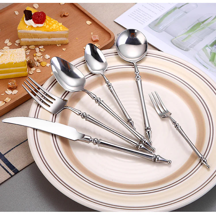 AURORIA Luxury Roman Column Design Cutlery
