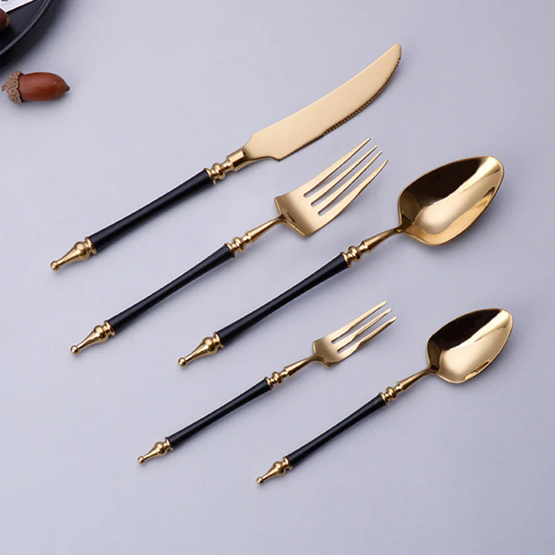 AURORIA Luxury Roman Column Design Cutlery