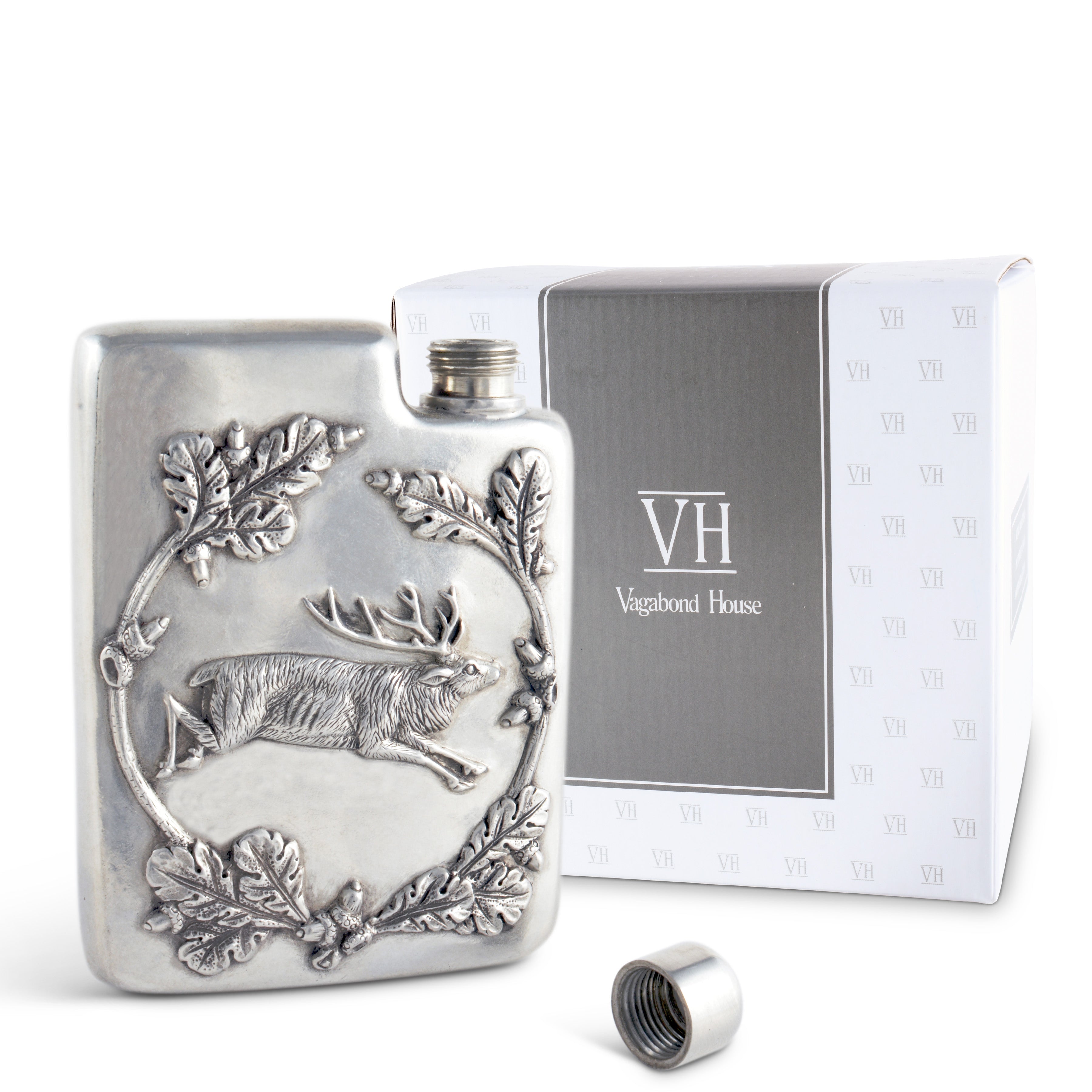 Black Forest Pewter Flask