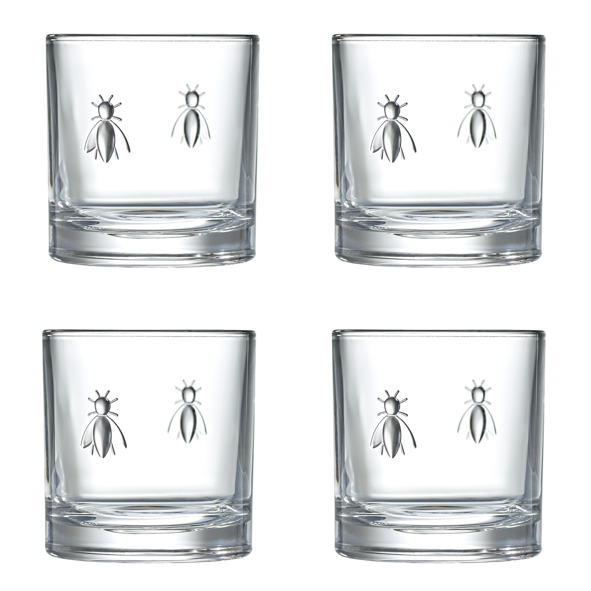 Bee Whiskey Glasses