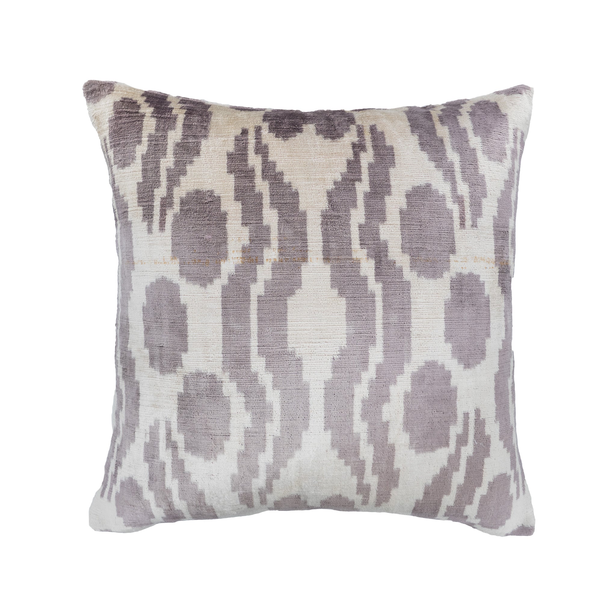 Chintamany Silk Velvet Ikat Pillow Cover 20 X 20
