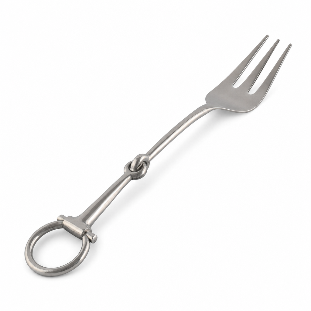 Bit Serving Fork - Stainless Steel Matt Silver