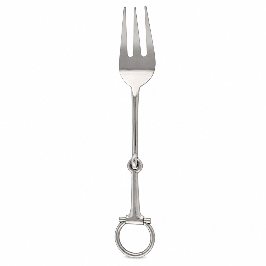 Bit Serving Fork - Stainless Steel Matt Silver