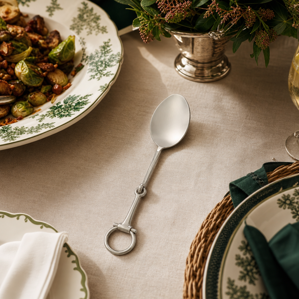 Bit Serving Spoon - Stainless Steel Matt Silver