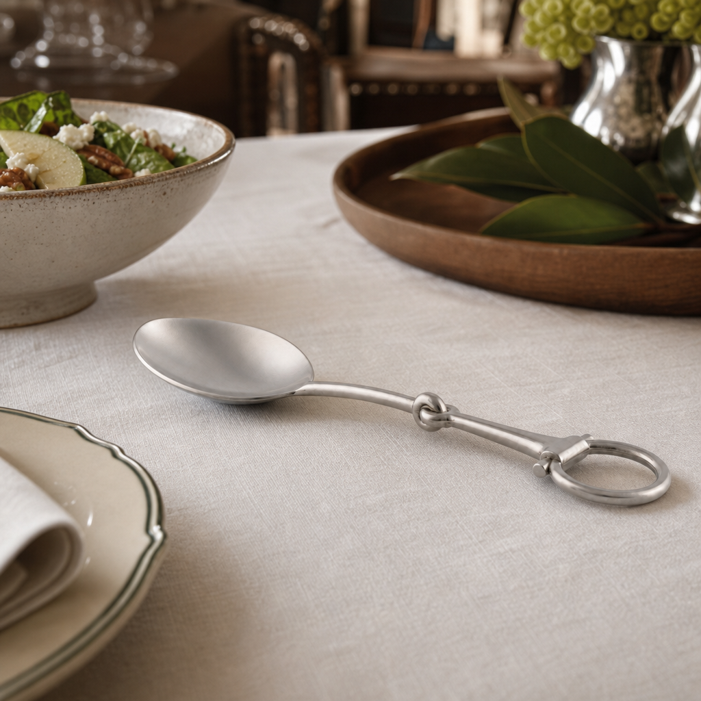 Bit Serving Spoon - Stainless Steel Matt Silver