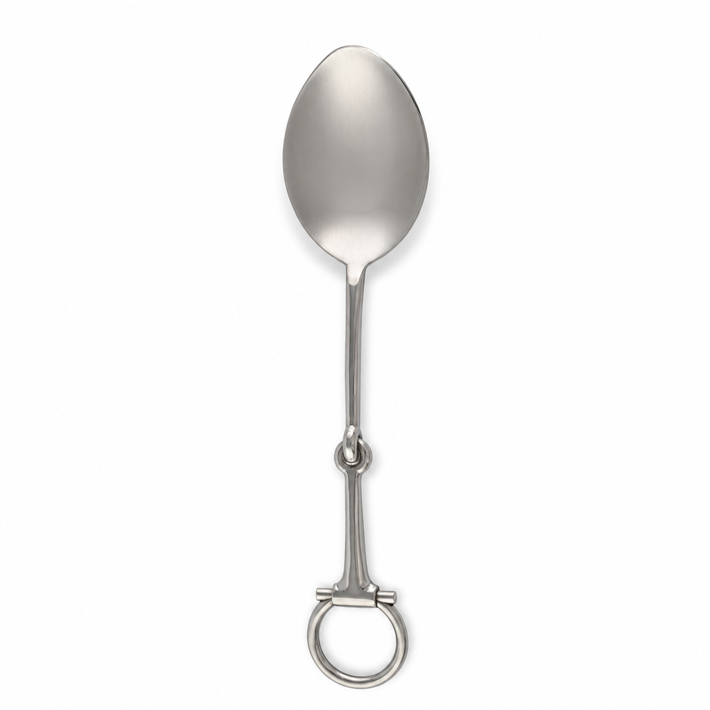 Bit Serving Spoon - Stainless Steel Matt Silver