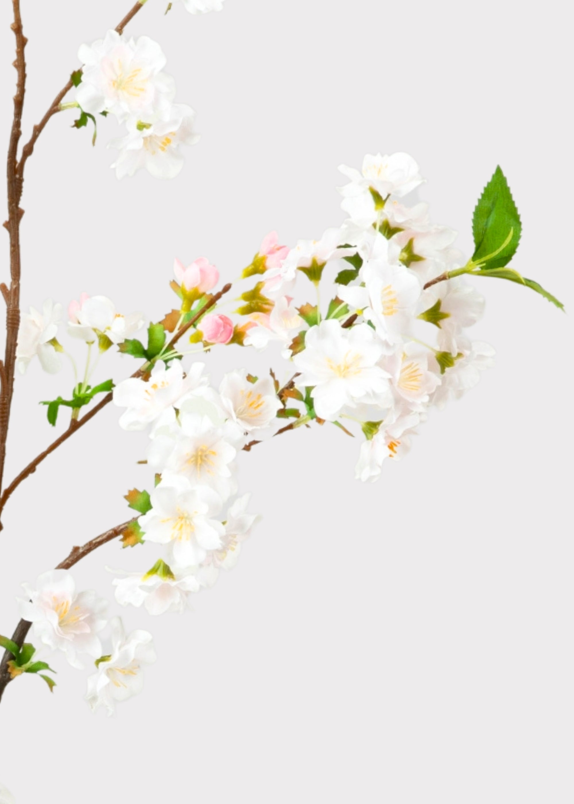 Artificial Cherry Blossom Branch in Blush - 36"