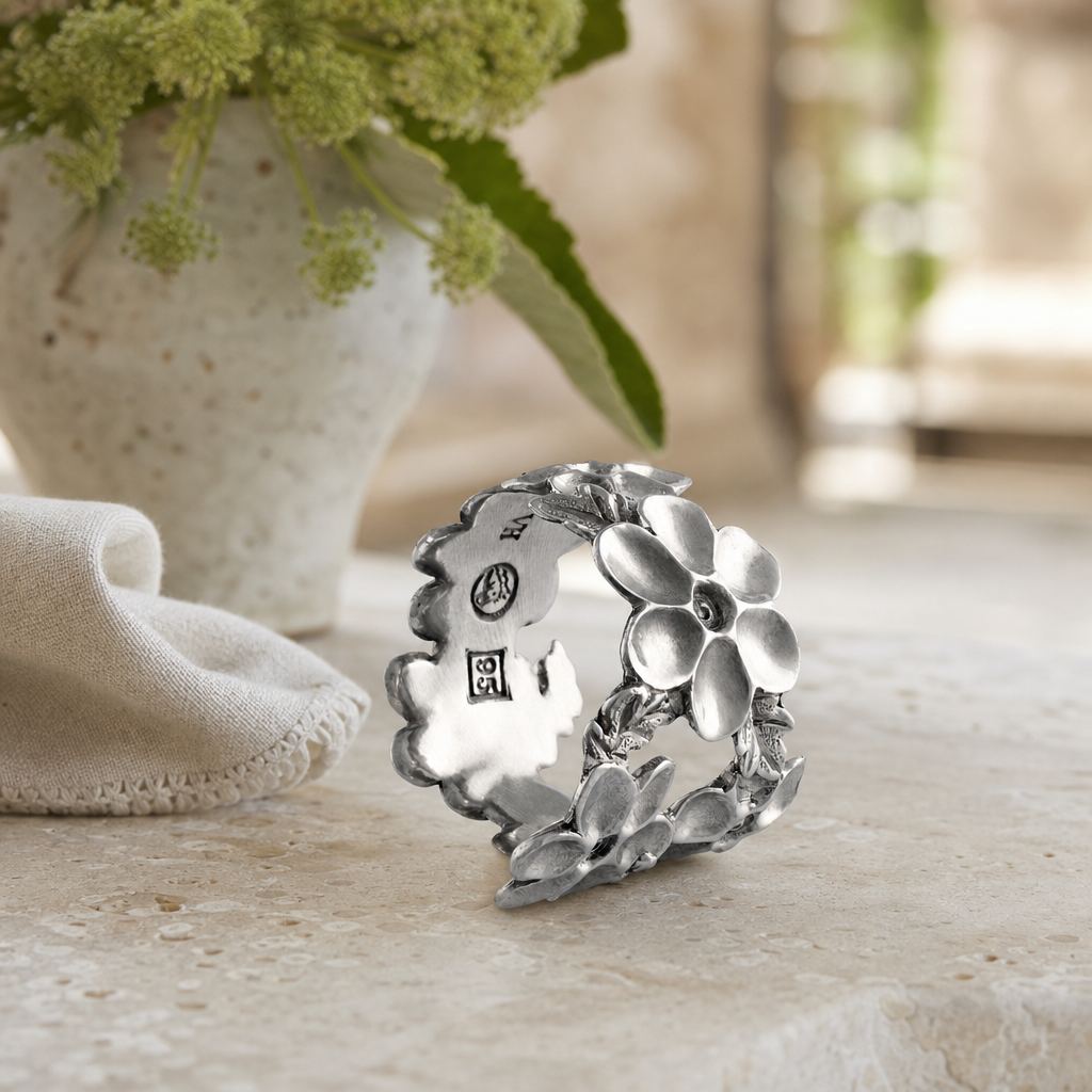 Lilacs Napkin Ring