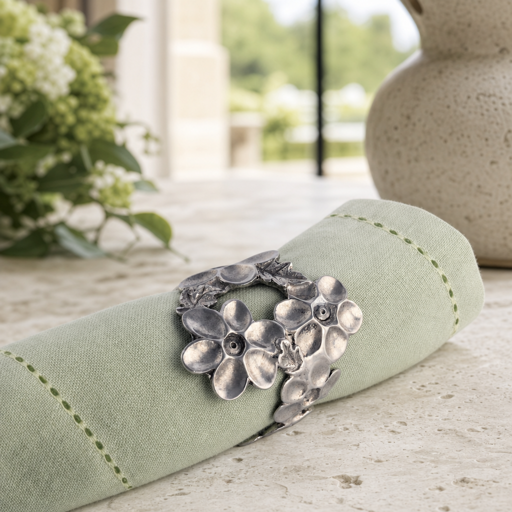 Lilacs Napkin Ring