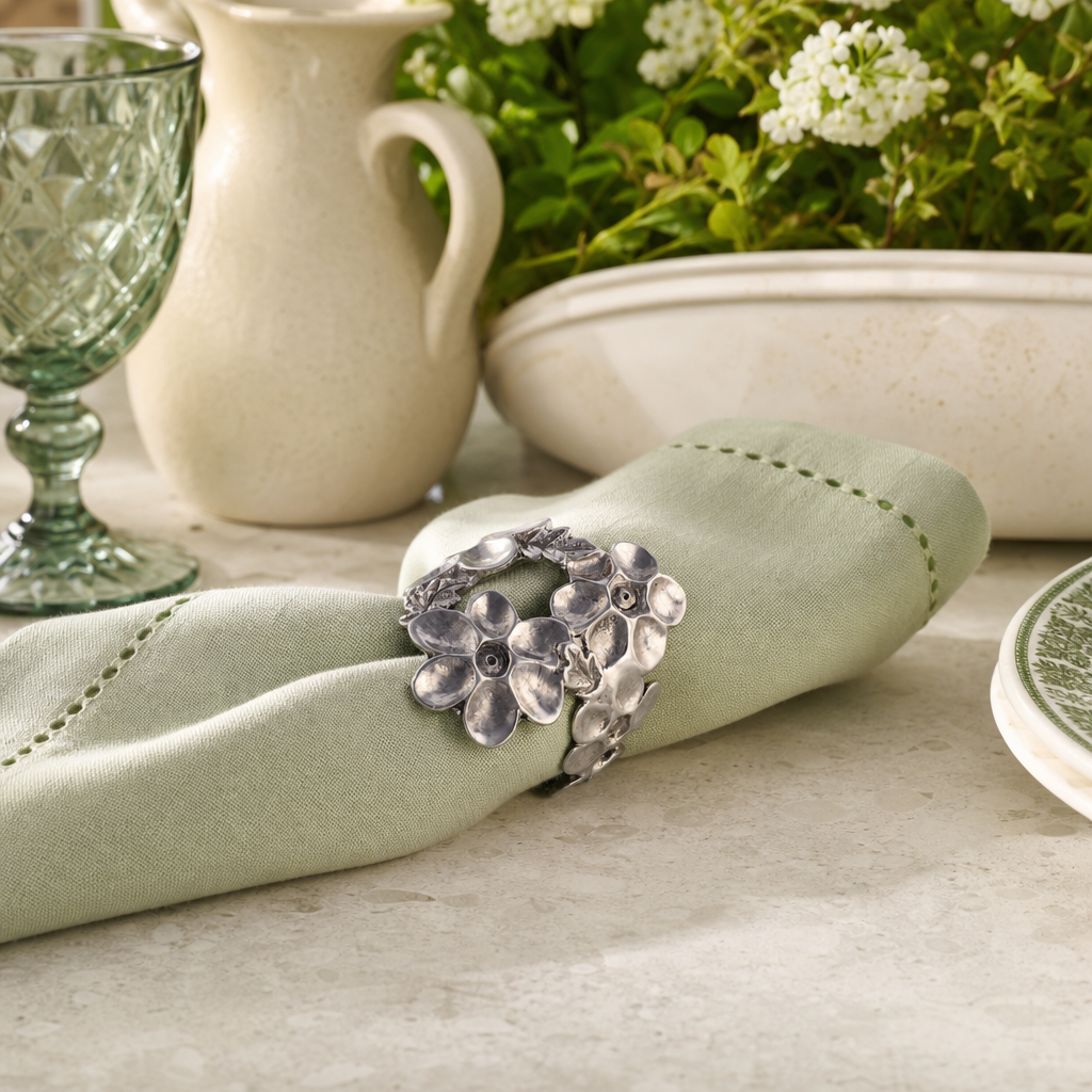 Lilacs Napkin Ring