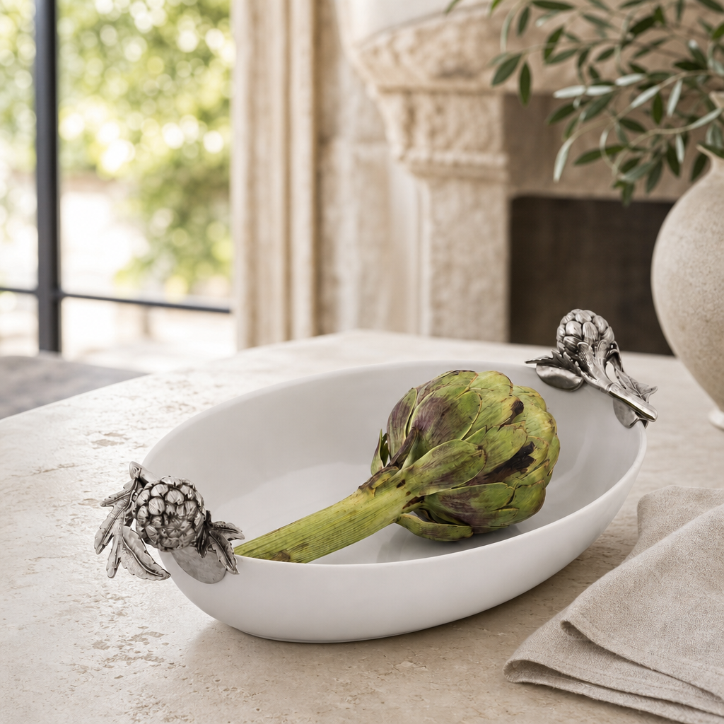Artichoke Stoneware Serving Dish