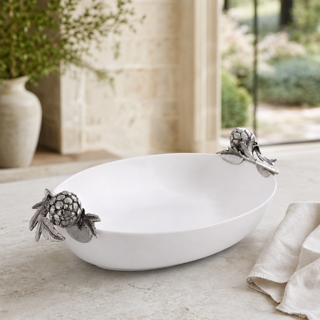Artichoke Stoneware Serving Dish