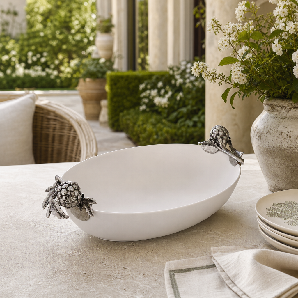 Artichoke Stoneware Serving Dish