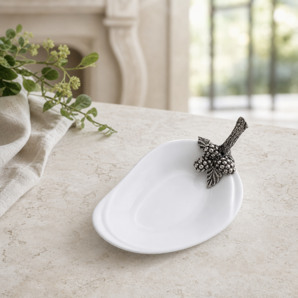 Blackberry Jam Server / Spoon Rest
