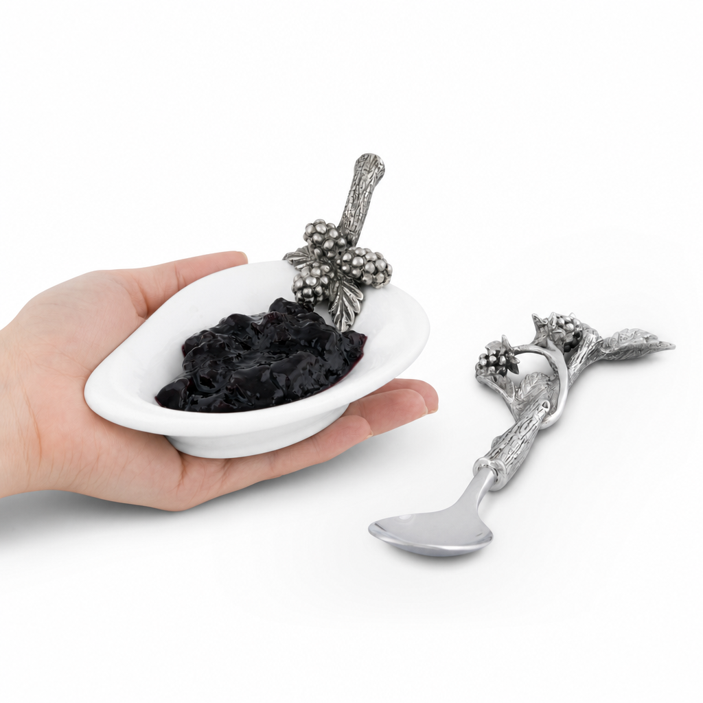 Blackberry Jam Server / Spoon Rest