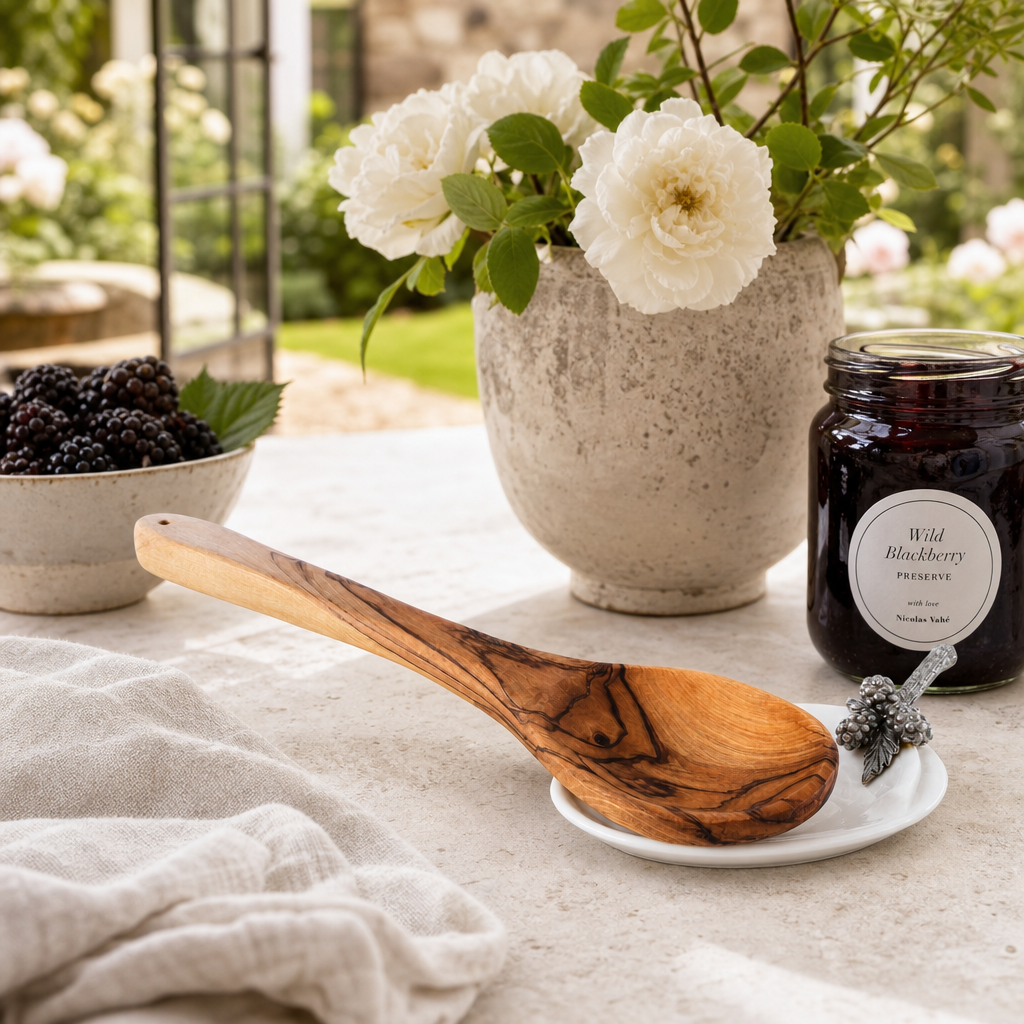 Blackberry Jam Server / Spoon Rest