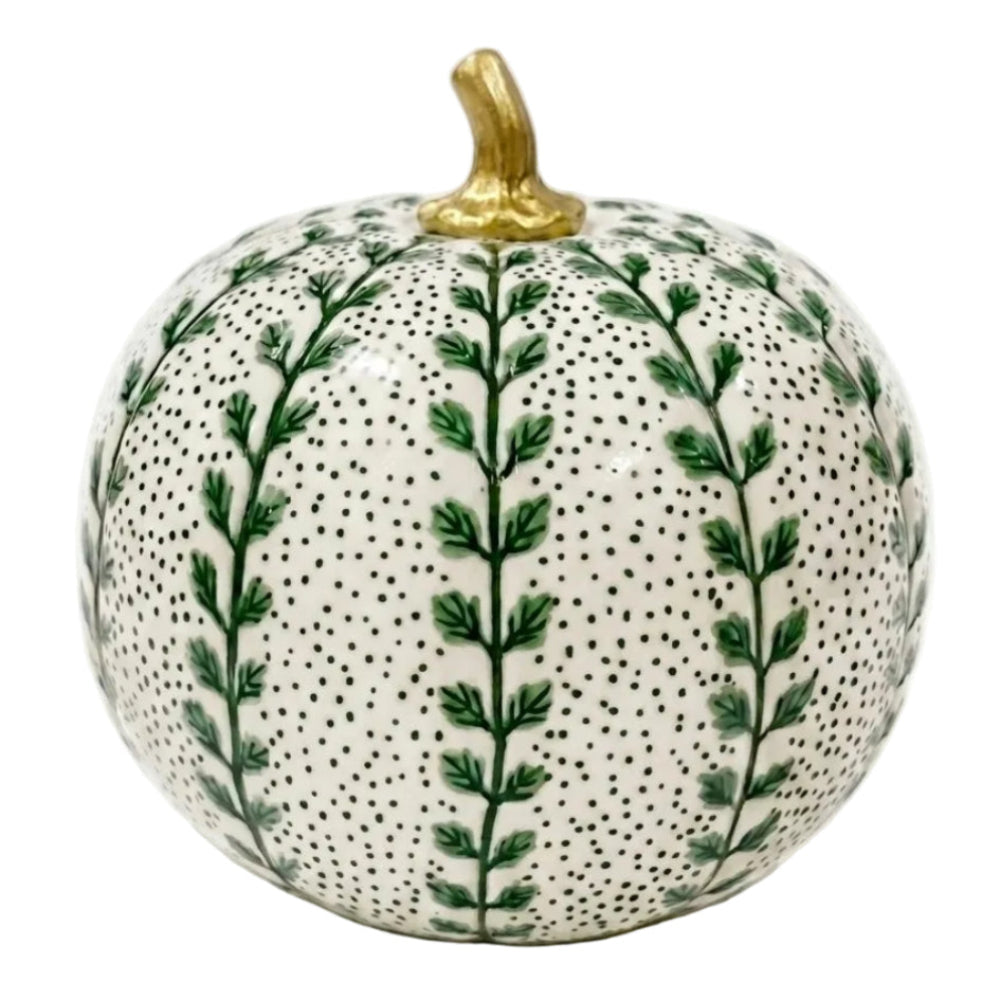 Green Meadow Sprig Pumpkin