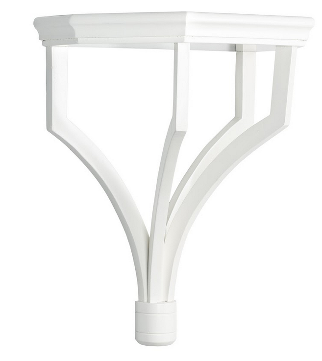 Ivory Solid Wood Bracket