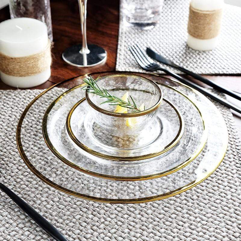 Japanese Gold Edge Ice Plate Collection