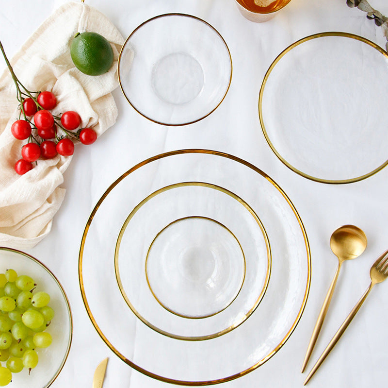 Japanese Gold Edge Ice Plate Collection