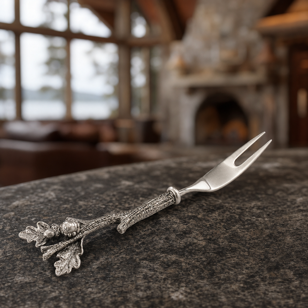 Acorn & Oak Leaf Hors d'oeuvre Fork
