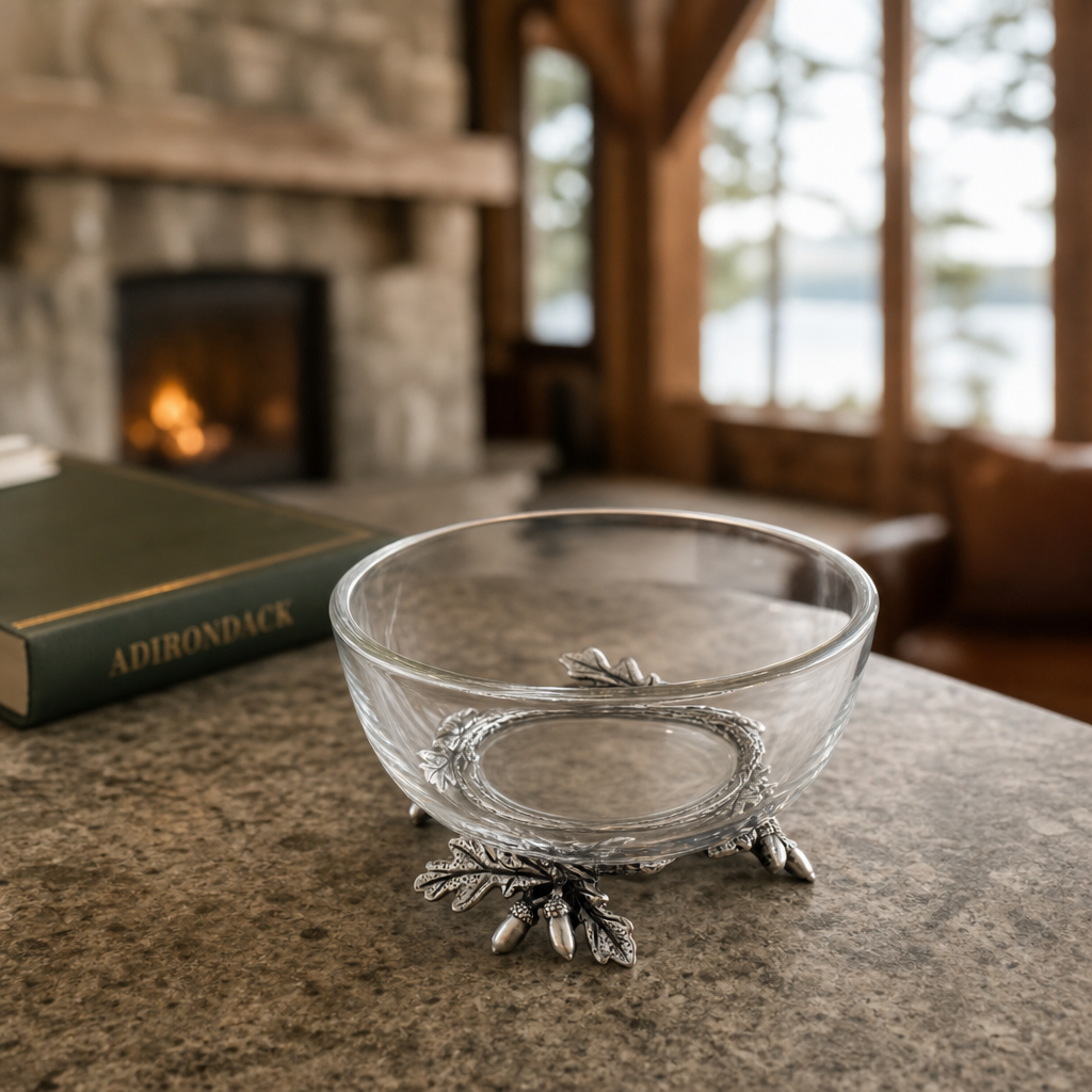 Acorn & Oak Leaf Dip Bowl