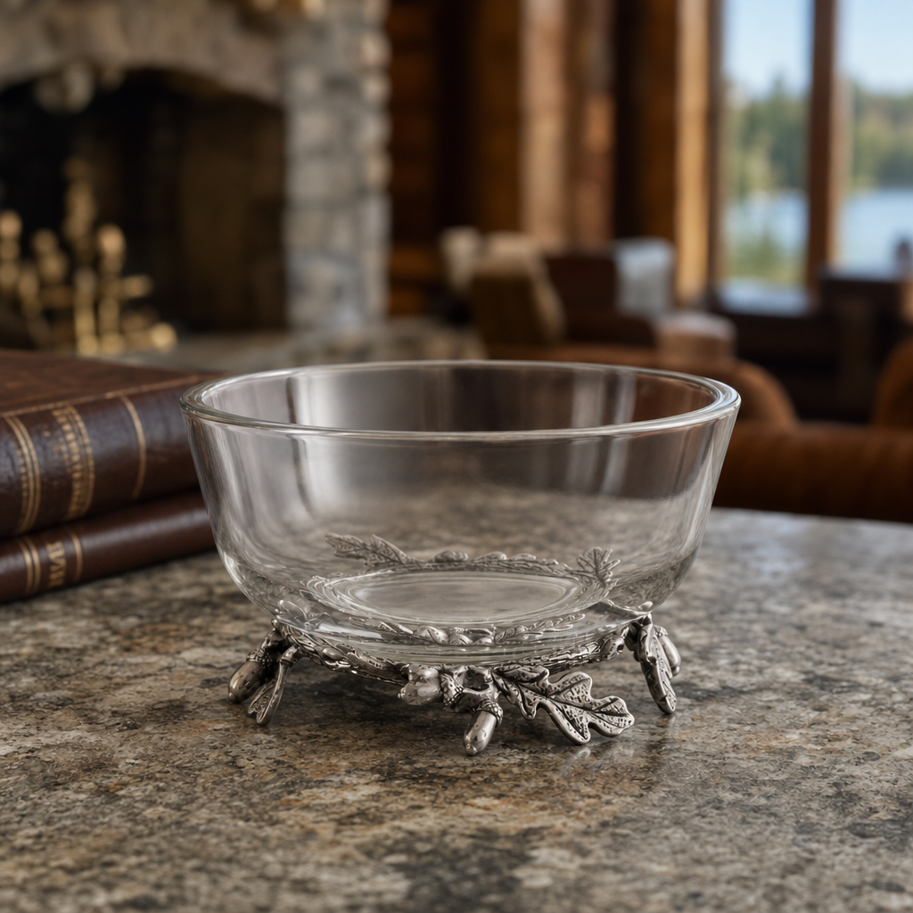 Acorn & Oak Leaf Dip Bowl