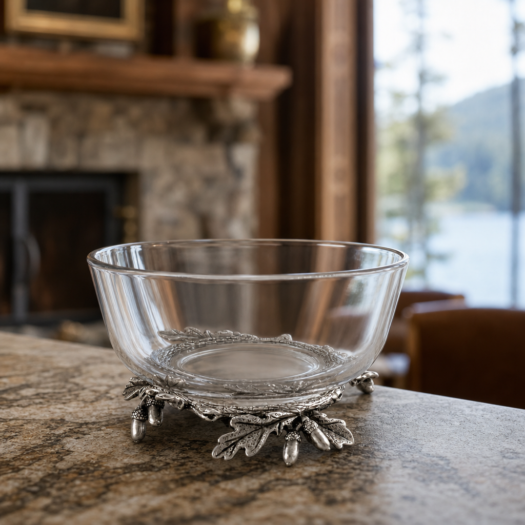 Acorn & Oak Leaf Dip Bowl