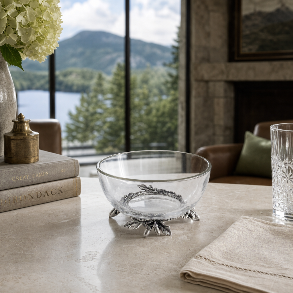Acorn & Oak Leaf Dip Bowl