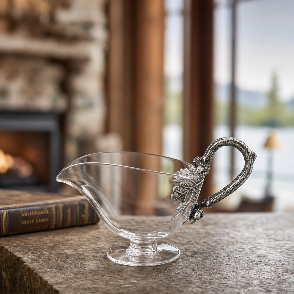 Acorn Forest Gravy Boat