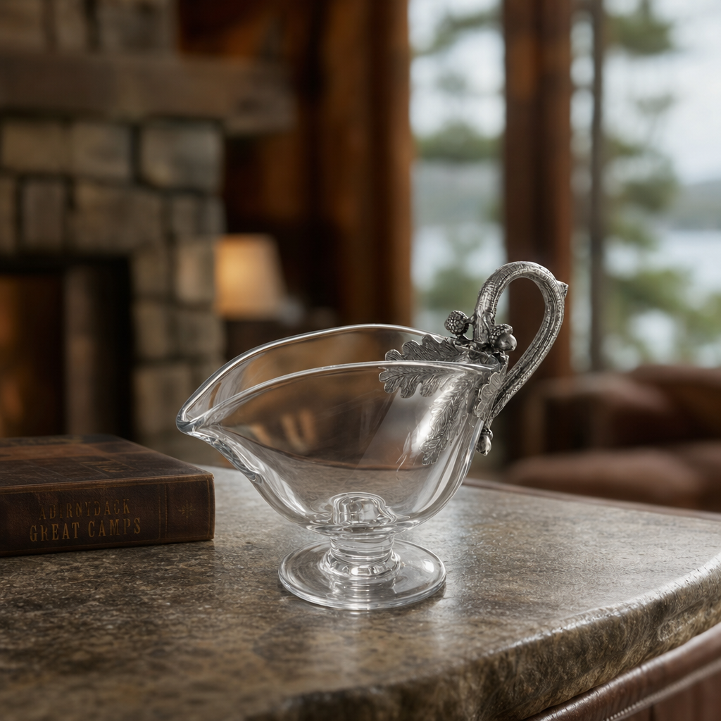 Acorn Forest Gravy Boat