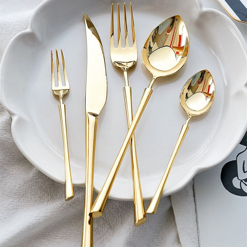 Ottoman Luxury Gold Cutlery Set