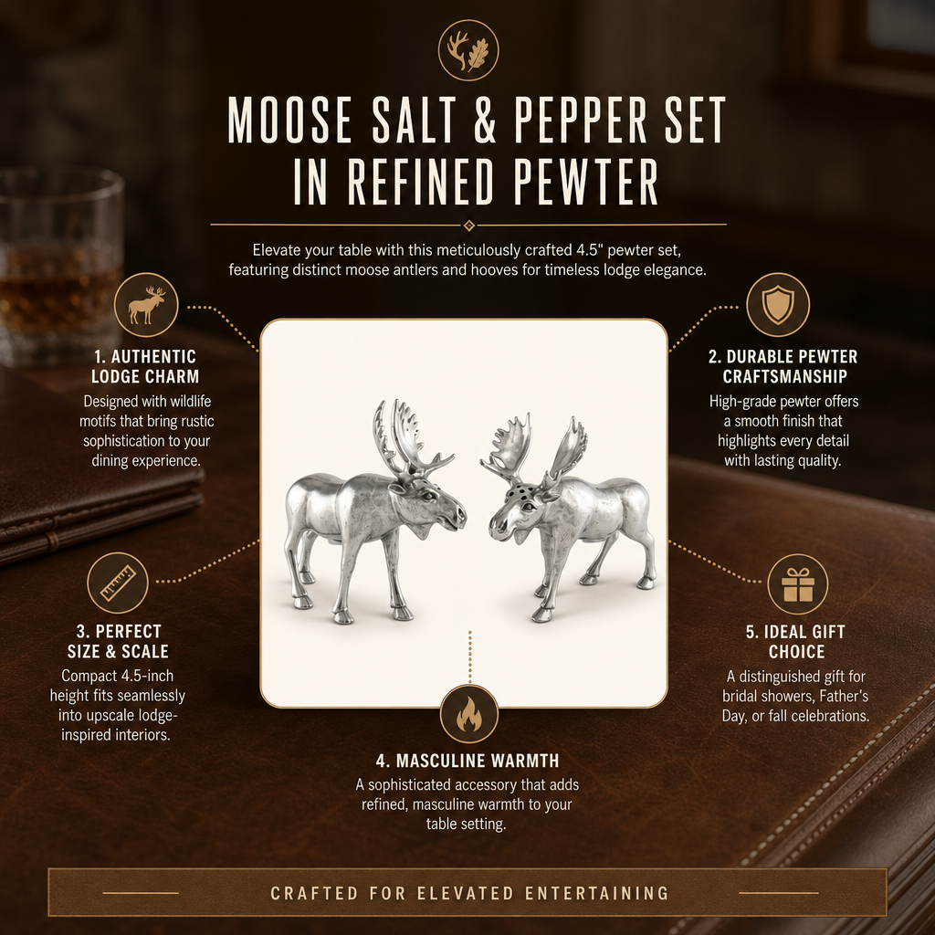 Moose Salt & Pepper Set