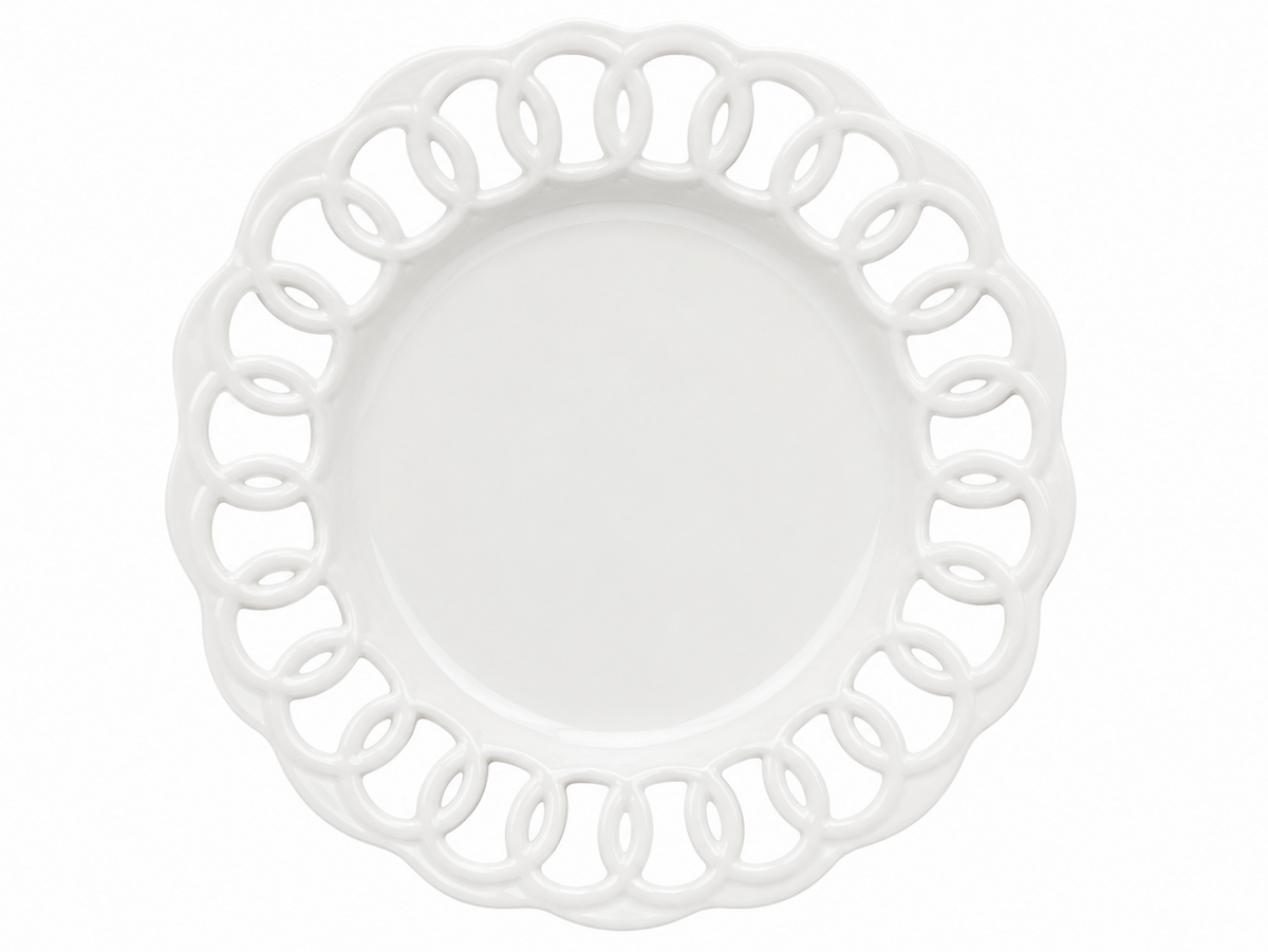White Loop Dinnerware Collection