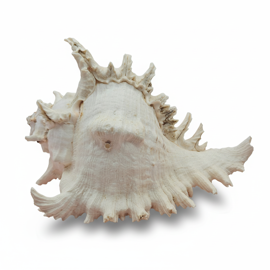 Murex Ramosus Conch – Large Spiny Seashell for Coastal & Nautical Decor (8.5" x 6.5")