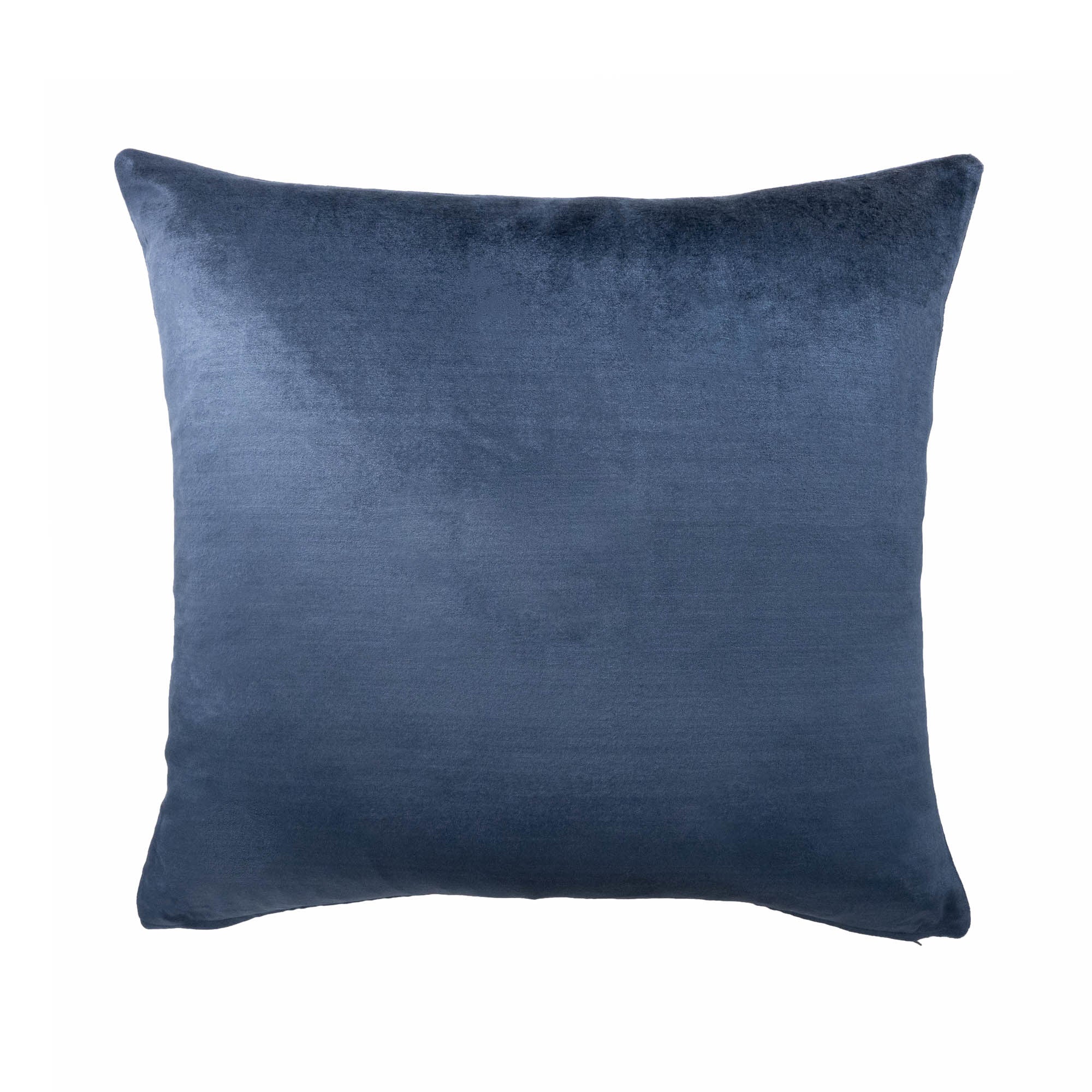 Navy Bee Silk Velvet Throw Pillow Cover, 20 x 20