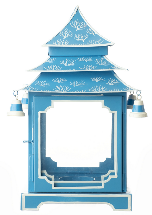 Blue & White Pagoda Lantern (4 Sizes)