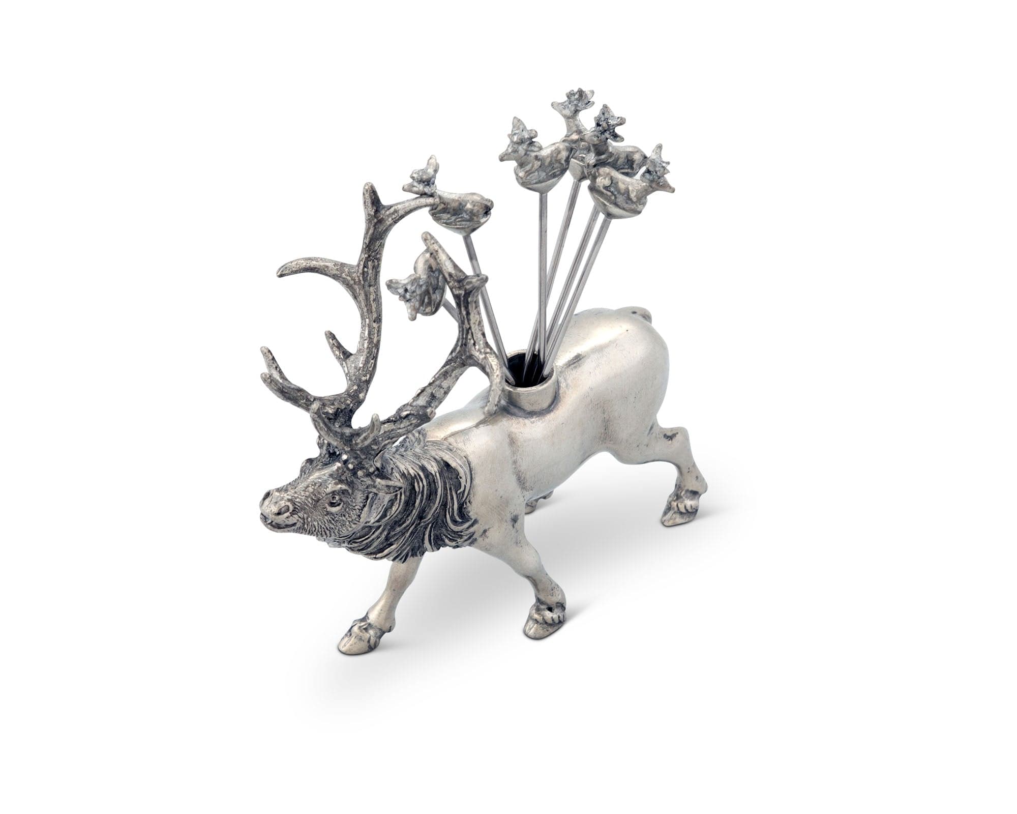 Elk Pewter Cheese Pick Set