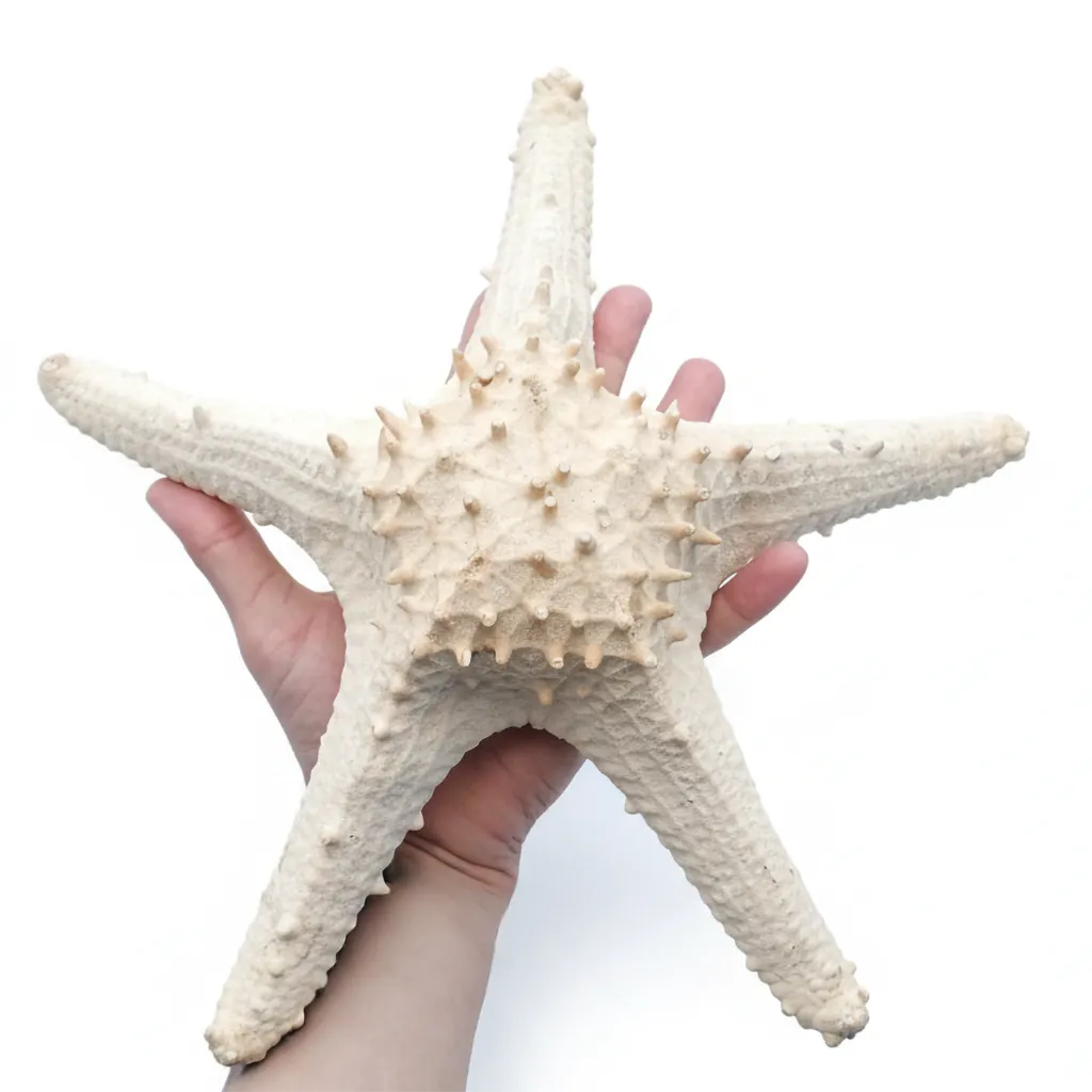 Vintage Thorny Tan Starfish Specimen 11